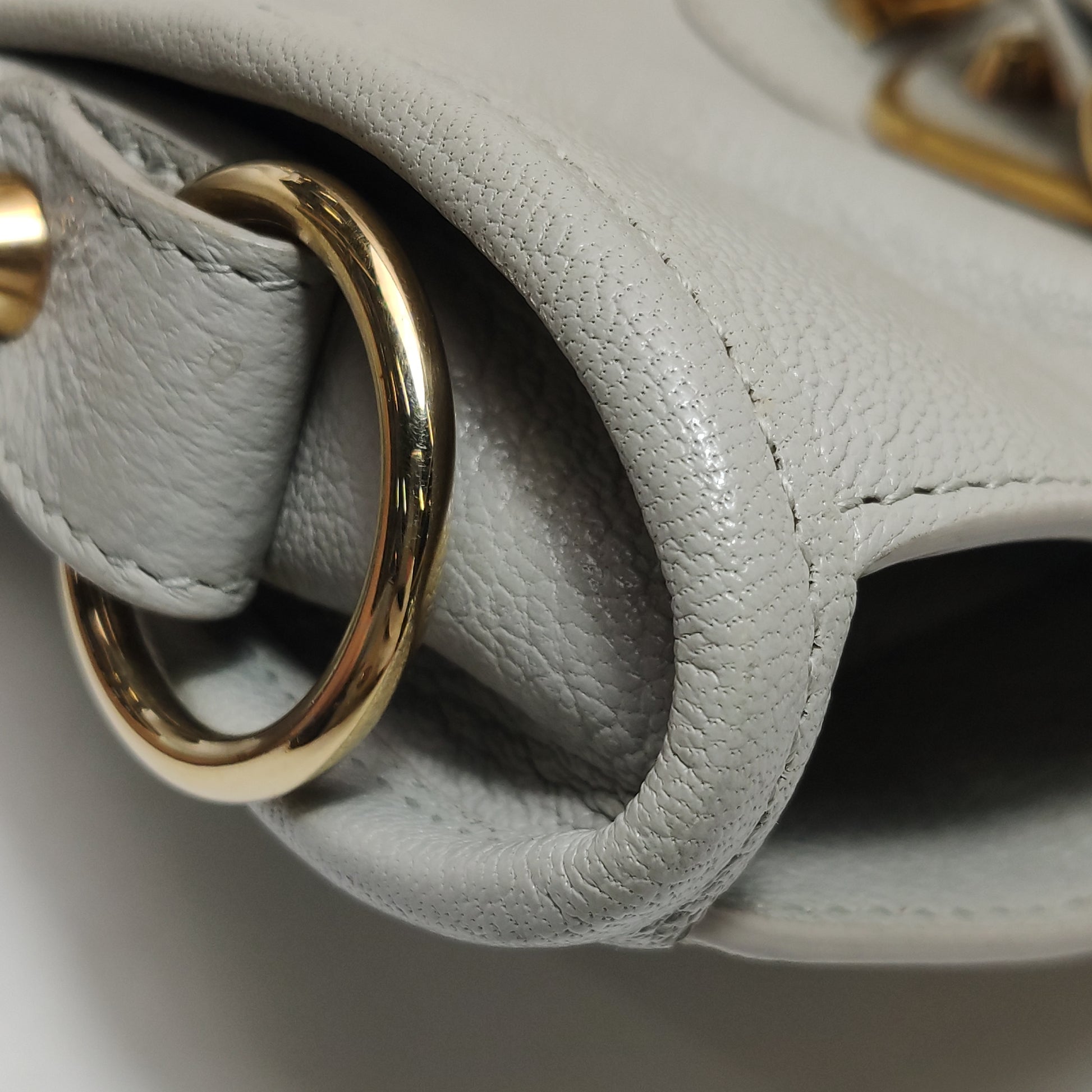 Balenciaga Medium City Metallic Edge Gray GHW