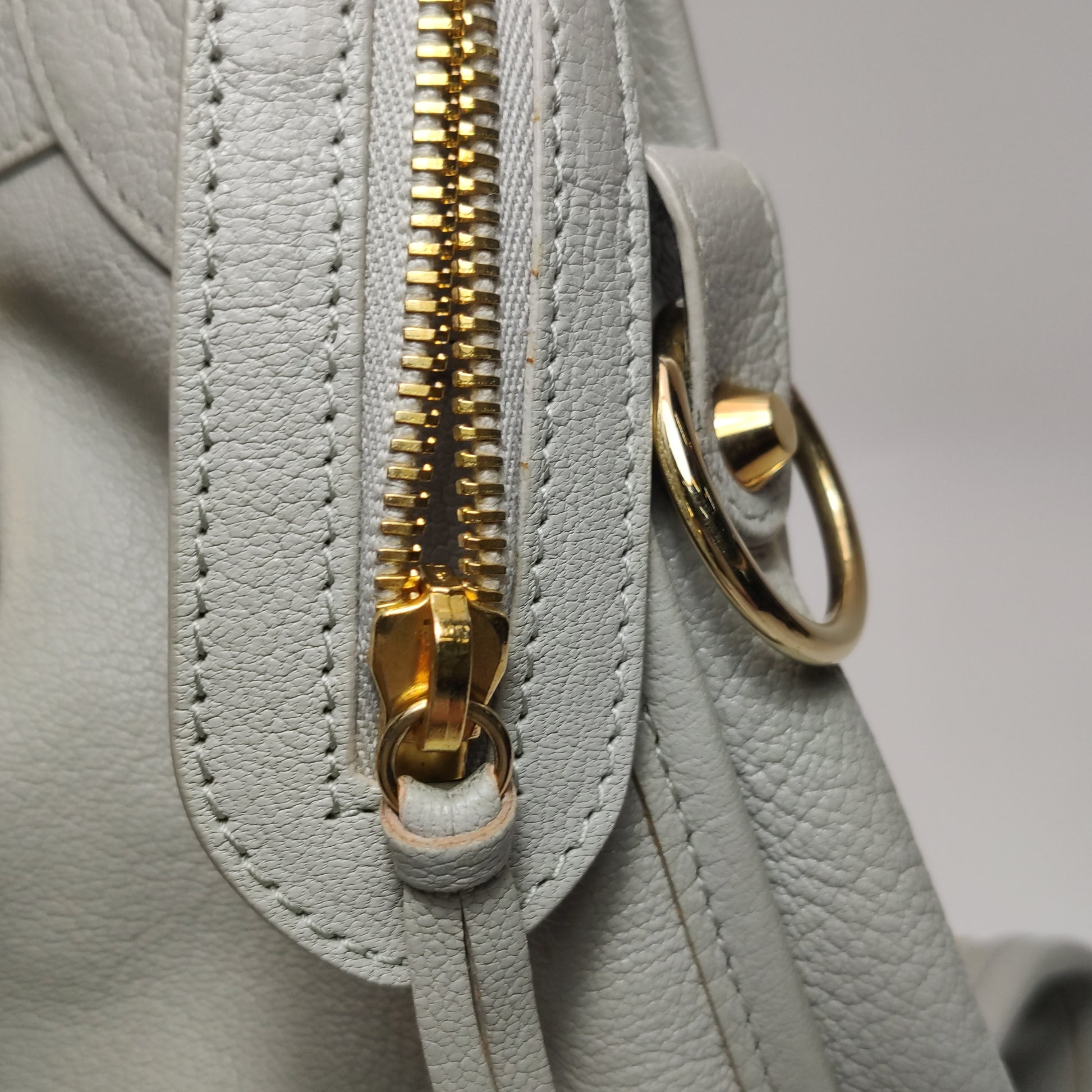 Balenciaga Medium City Metallic Edge Gray GHW