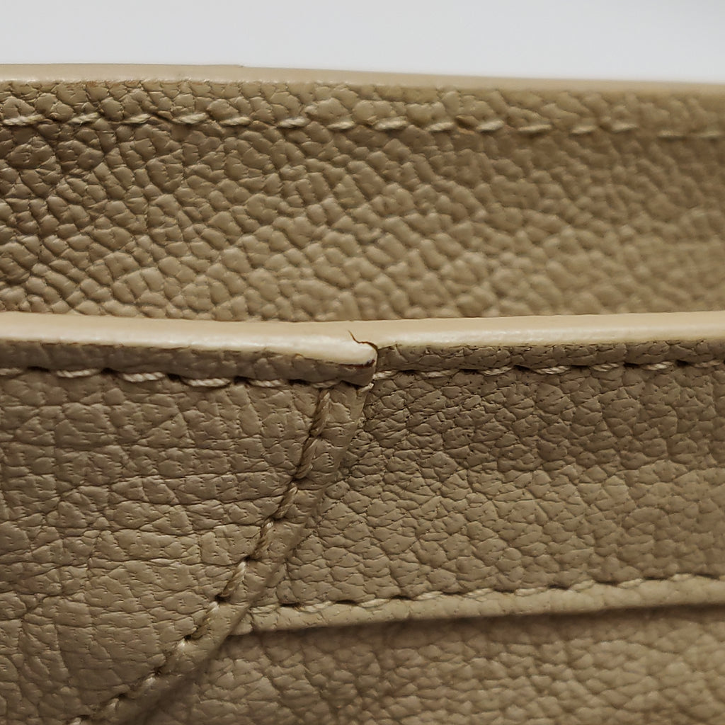 Balenciaga City Medium Metallic Edge Beige GHW