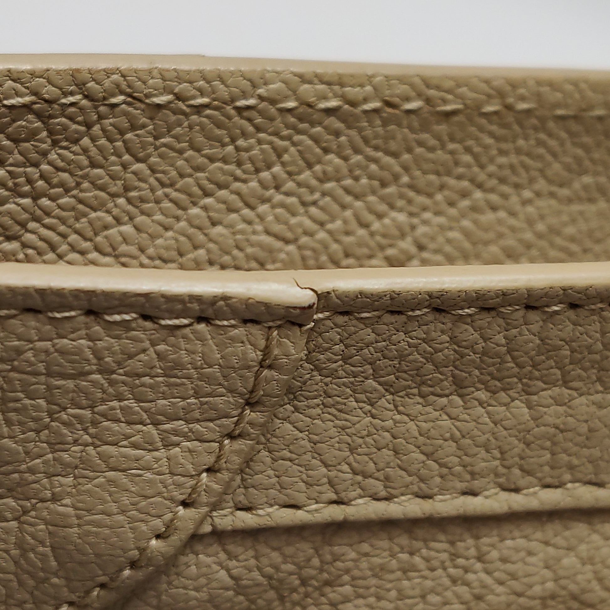 Balenciaga City Medium Metallic Edge Beige GHW