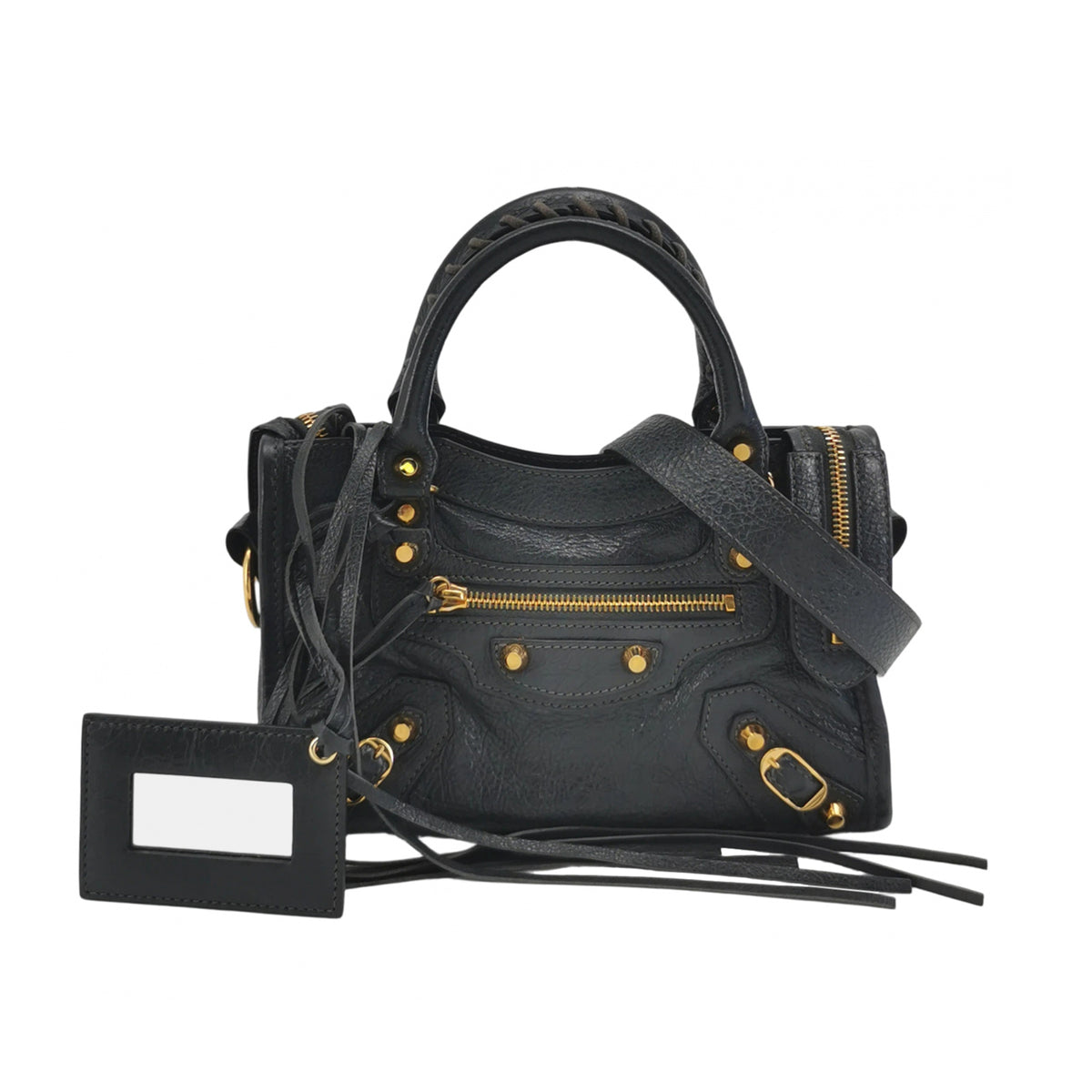 Balenciaga Classic City Mini Anthracite GHW