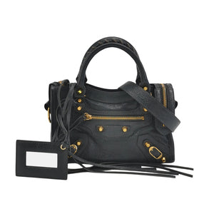 Balenciaga Classic City Mini Anthracite GHW