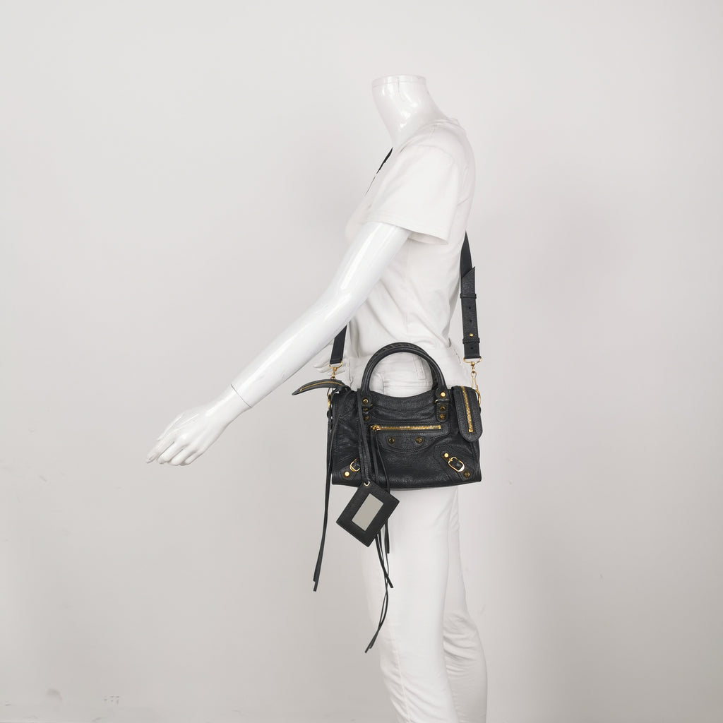 Balenciaga Classic City Mini Anthracite GHW