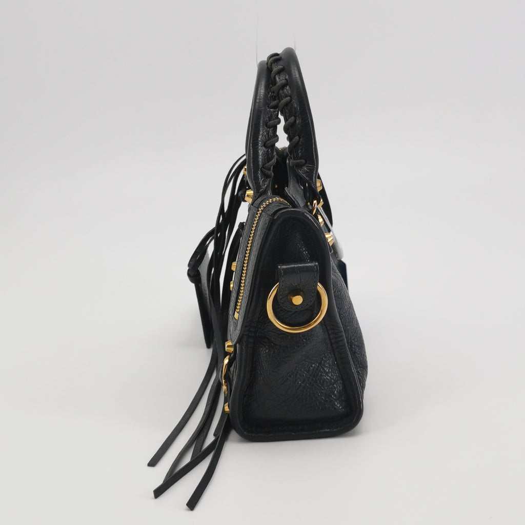 Balenciaga Classic City Mini Anthracite GHW
