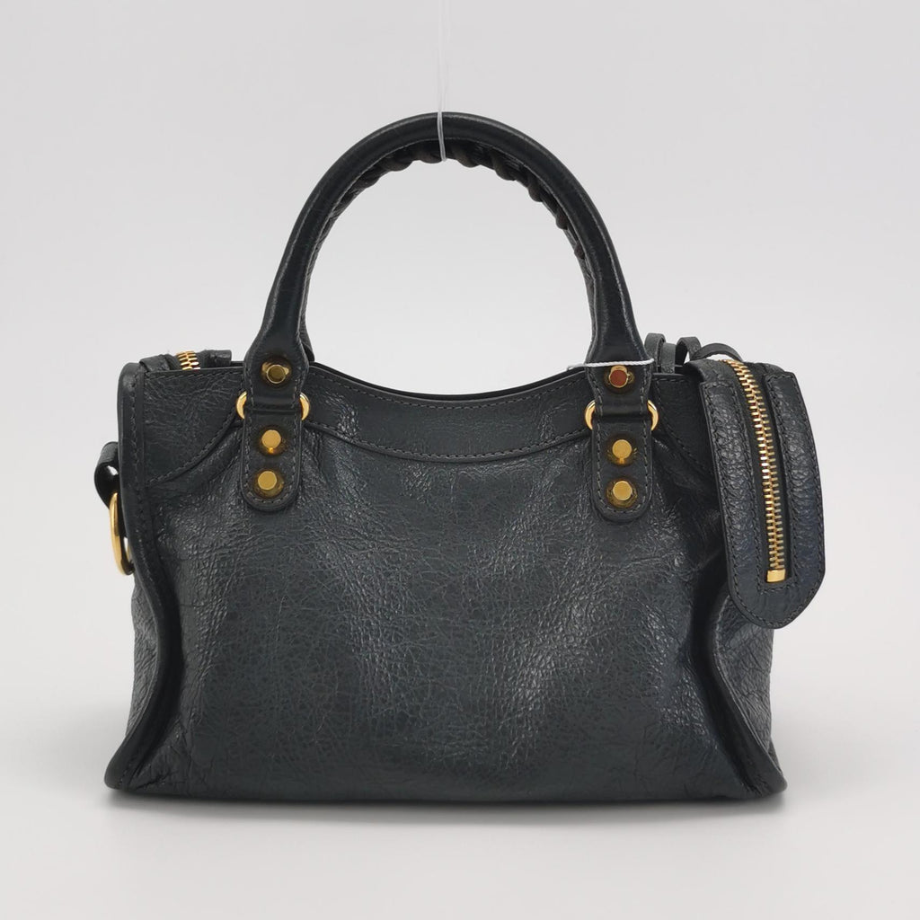 Balenciaga Classic City Mini Anthracite GHW