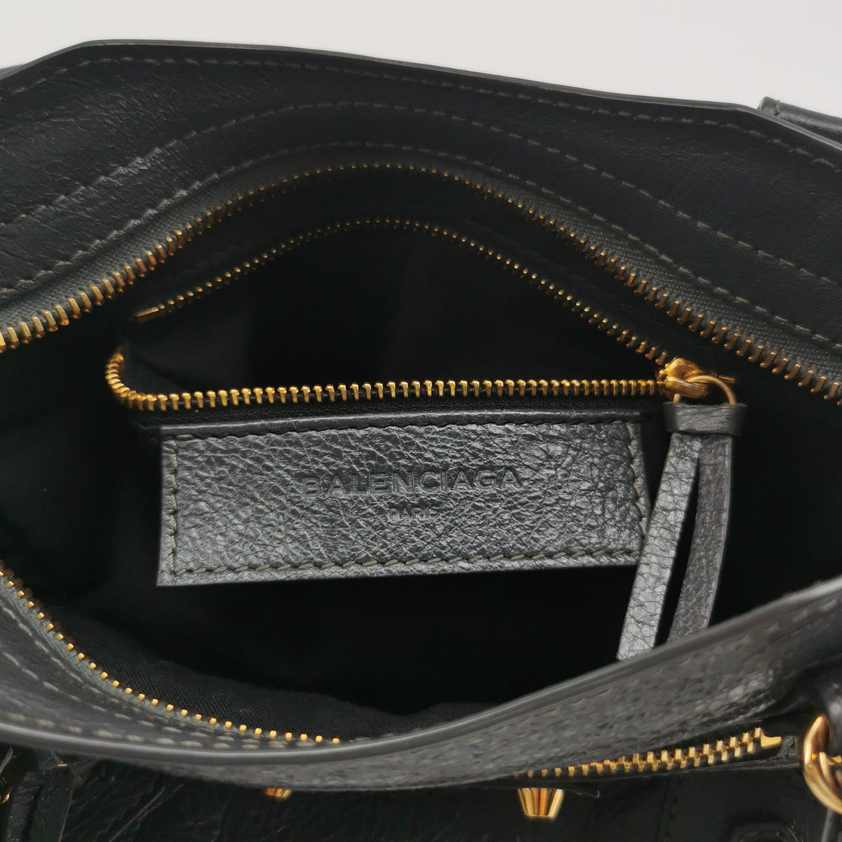 Balenciaga Classic City Mini Anthracite GHW