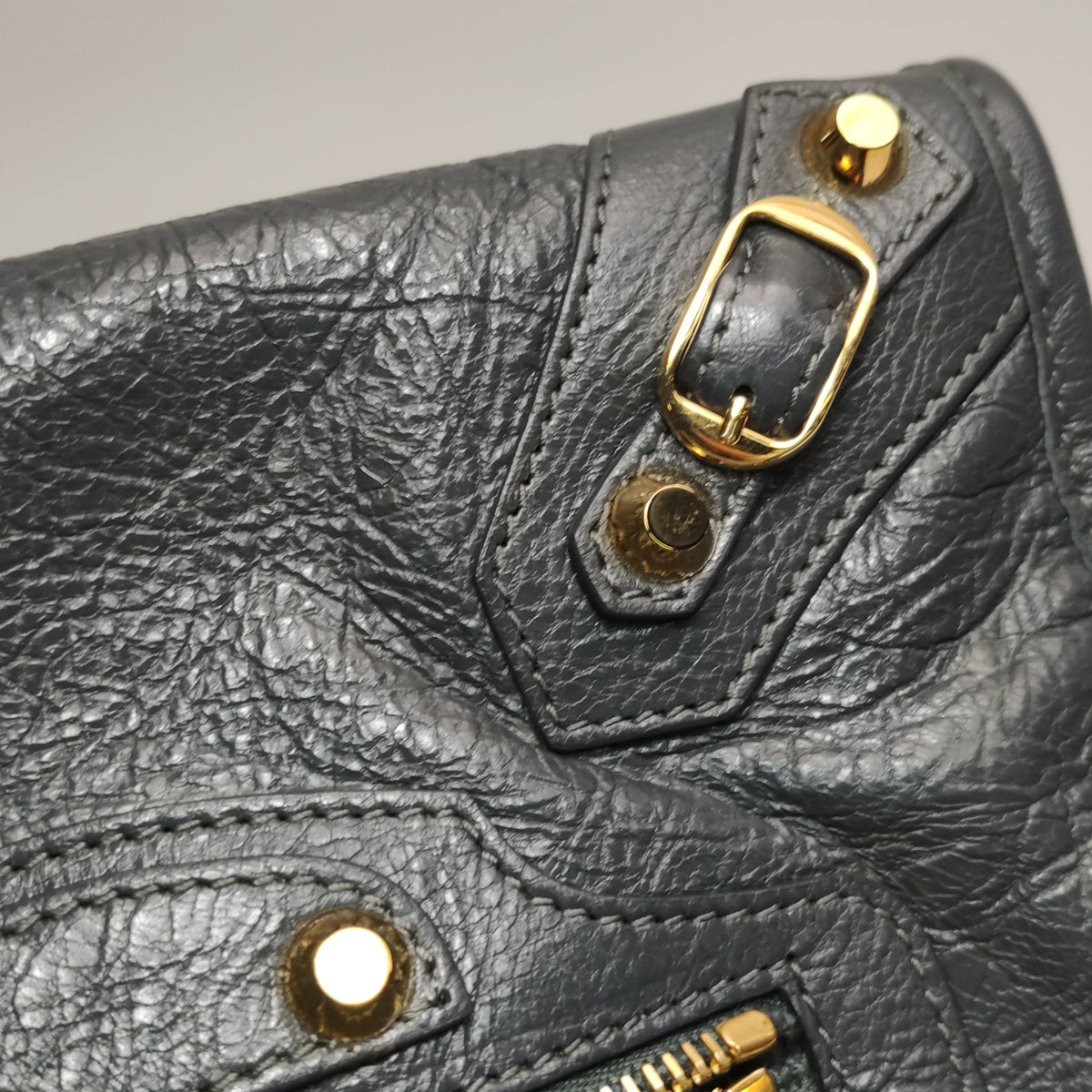 Balenciaga Classic City Mini Anthracite GHW