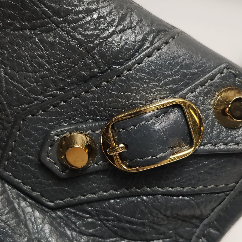 Balenciaga Classic City Mini Anthracite GHW