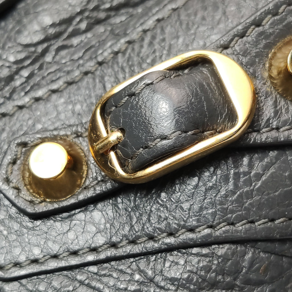 Balenciaga Classic City Mini Anthracite GHW