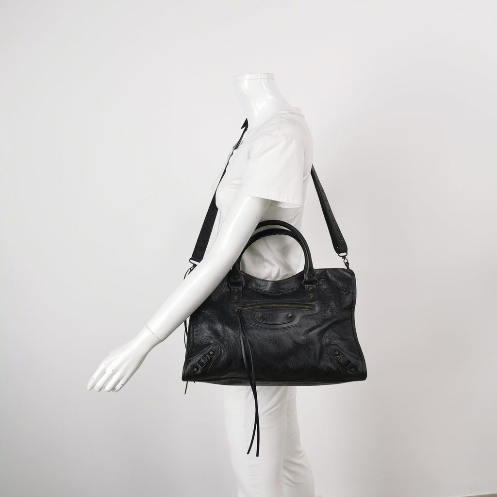 Balenciaga Le City Medium Black