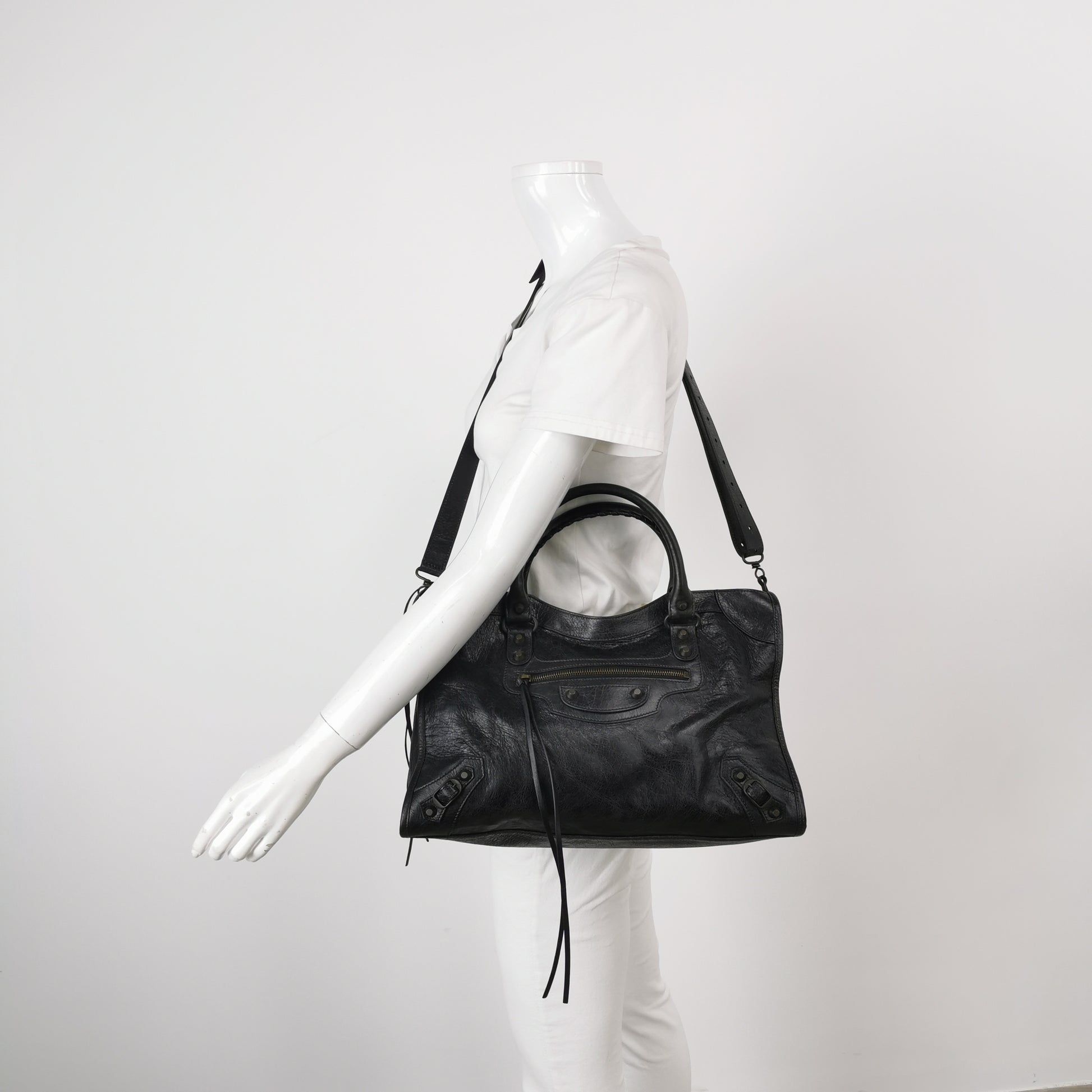 Balenciaga Le City Medium Black
