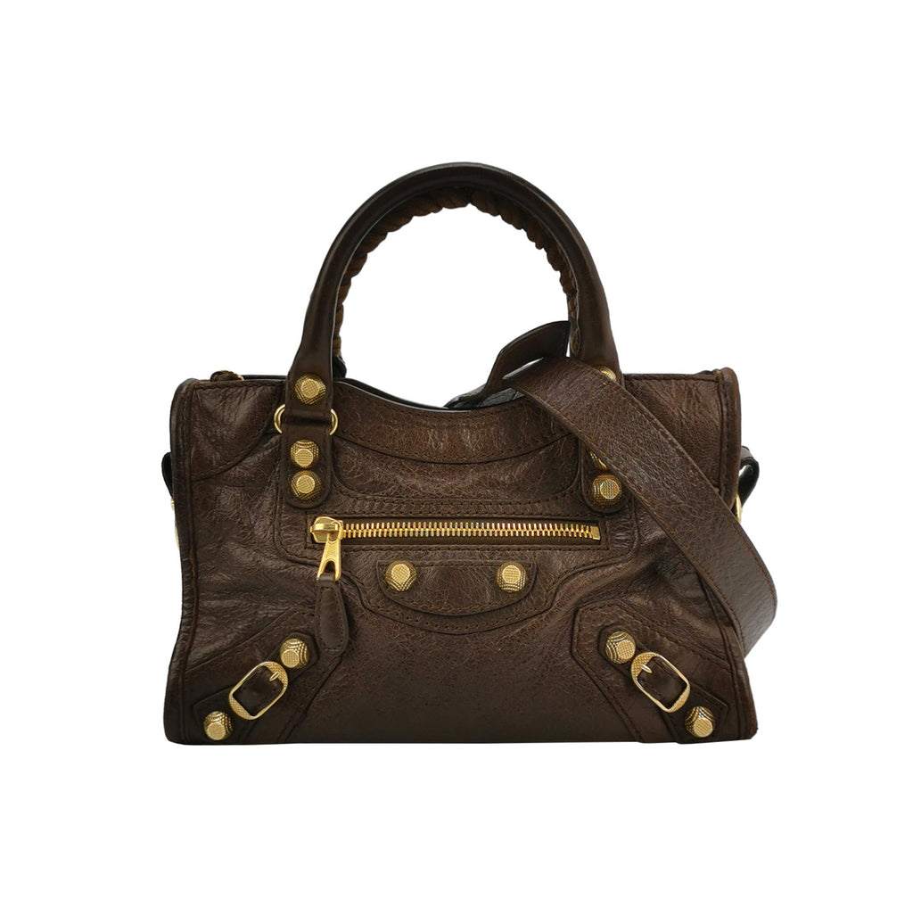 Balenciaga Giant City Mini Brown