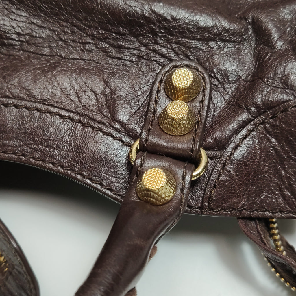 Balenciaga Giant City Mini Brown
