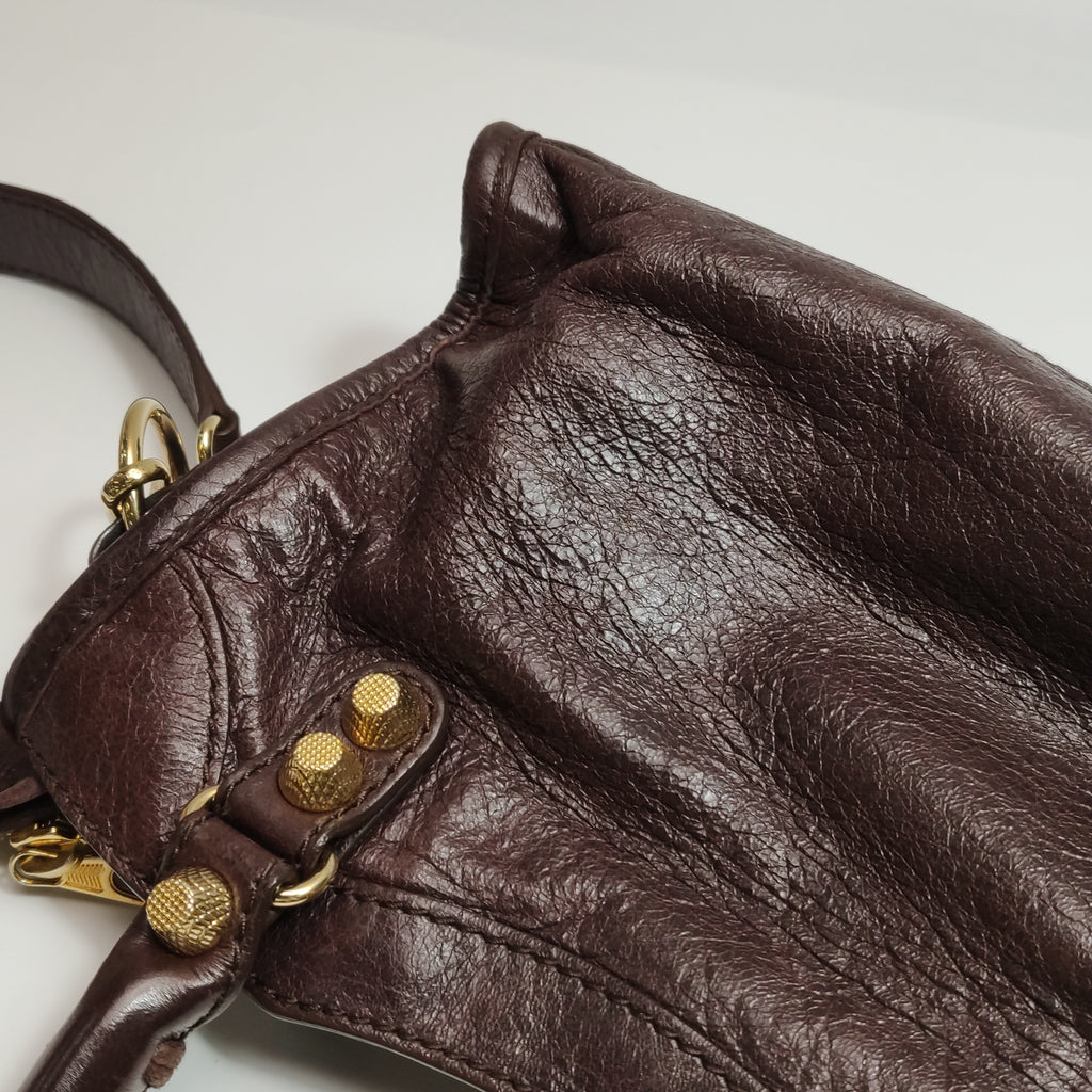 Balenciaga Giant City Mini Brown