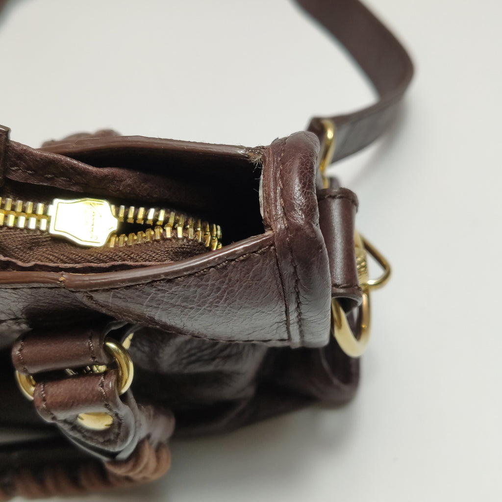Balenciaga Giant City Mini Brown
