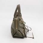 Balenciaga City Small Metallic Edge Taupe