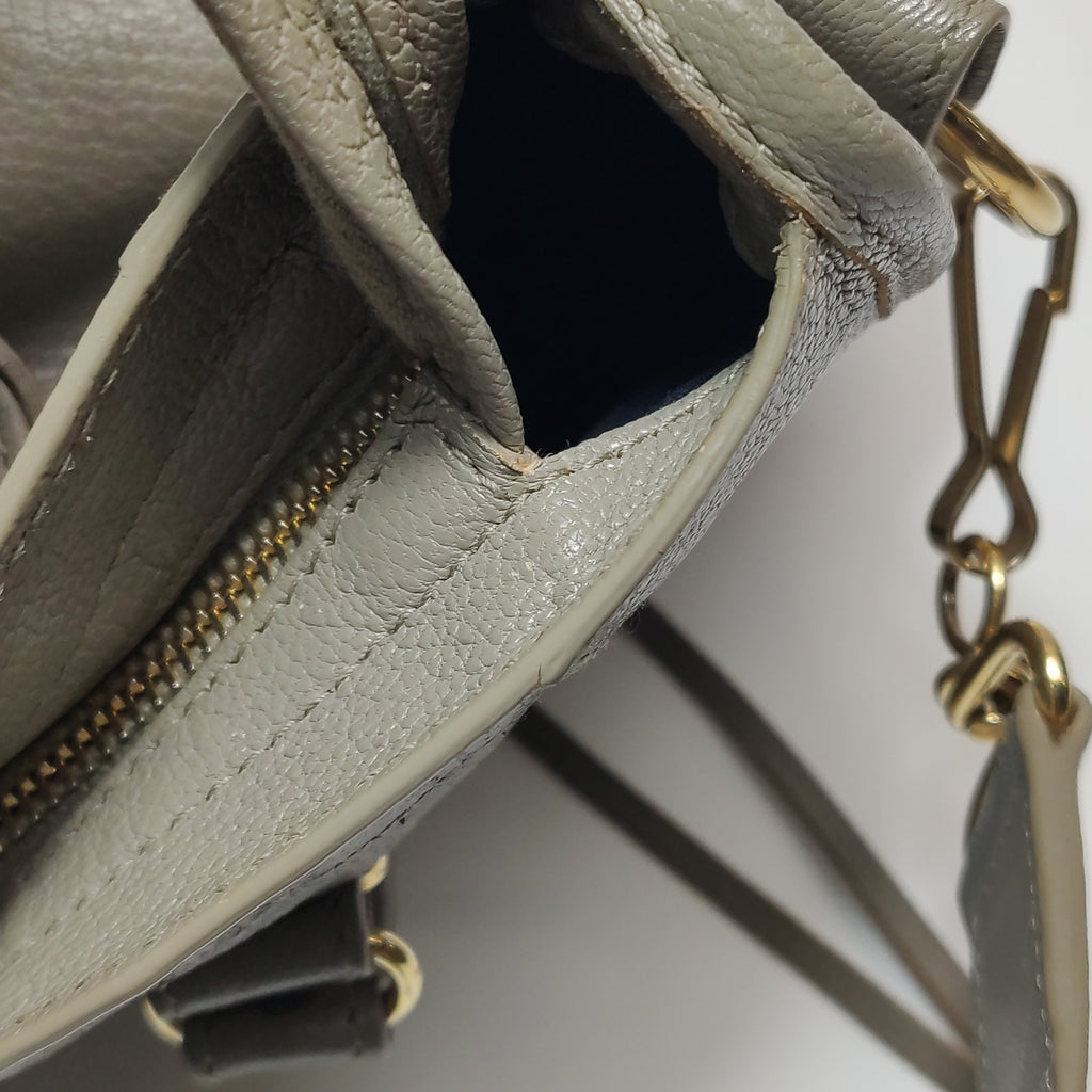 Balenciaga City Small Metallic Edge Taupe