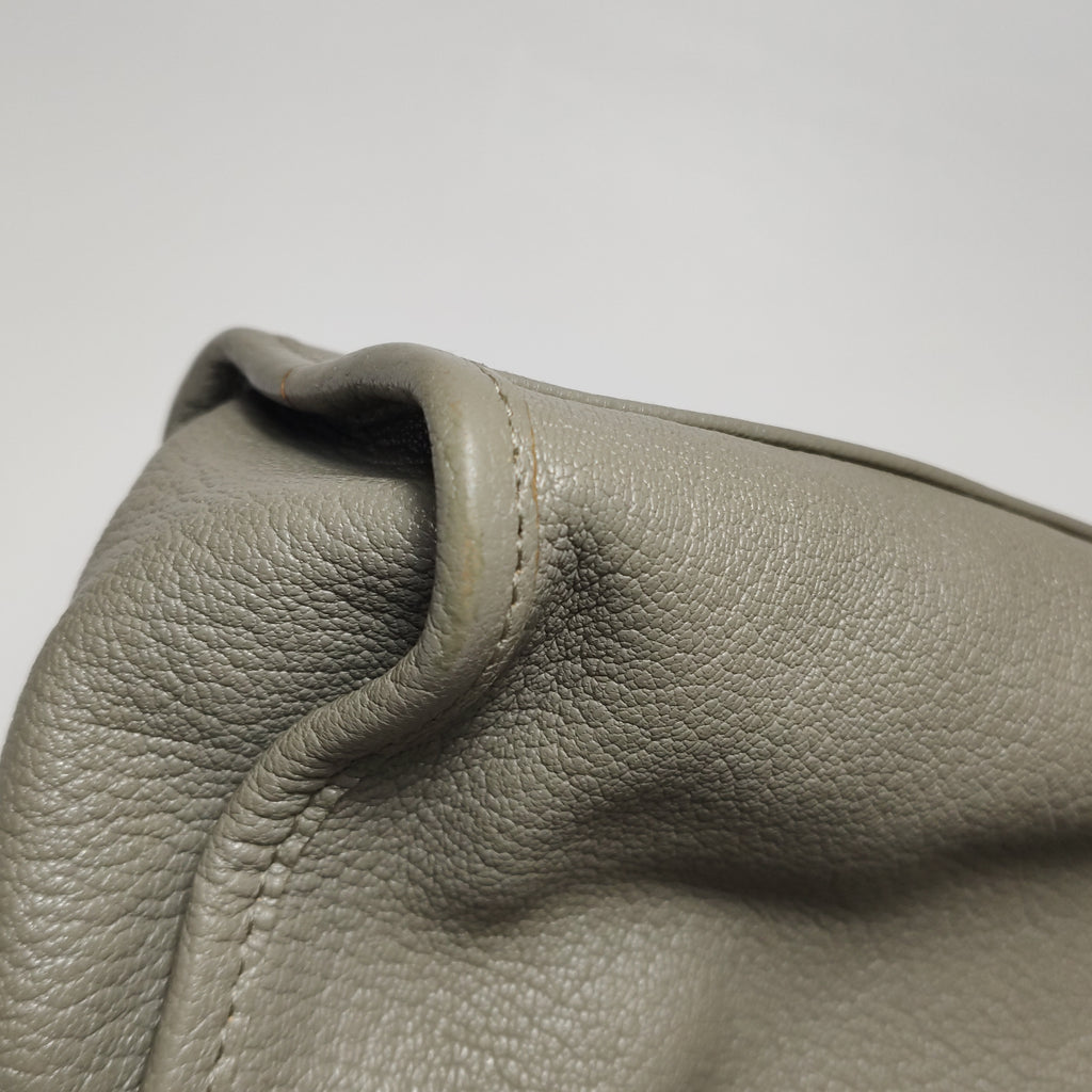Balenciaga City Small Metallic Edge Taupe