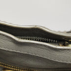 Balenciaga City Small Metallic Edge Taupe