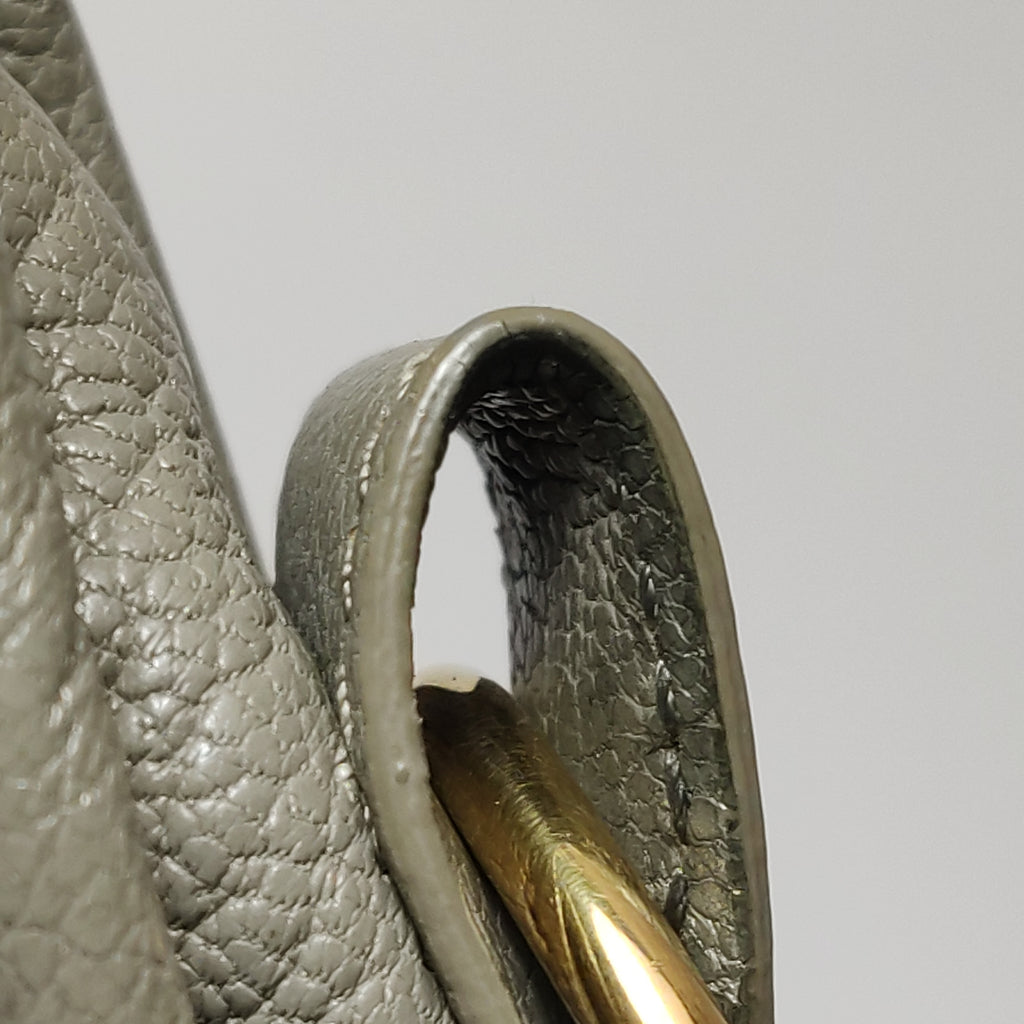 Balenciaga City Small Metallic Edge Taupe