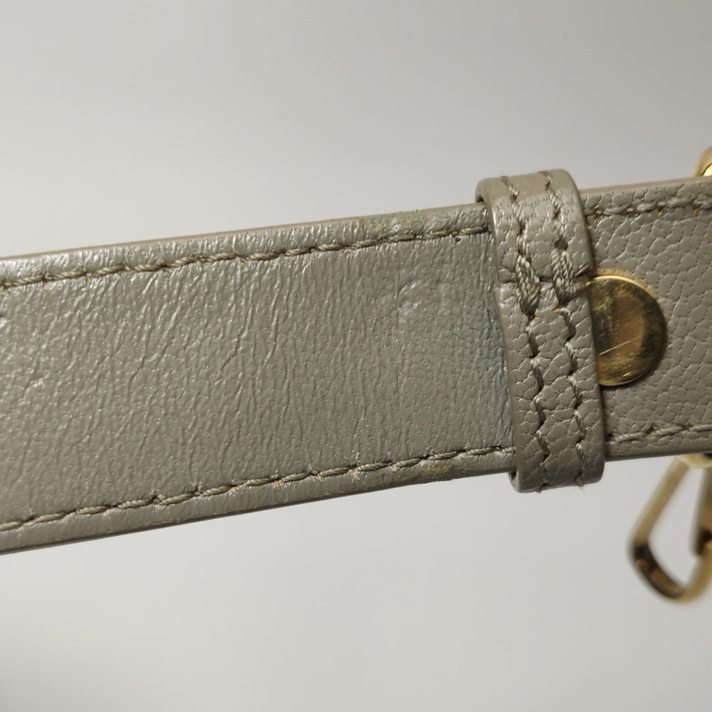 Balenciaga City Small Metallic Edge Taupe