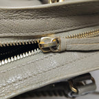 Balenciaga City Small Metallic Edge Taupe