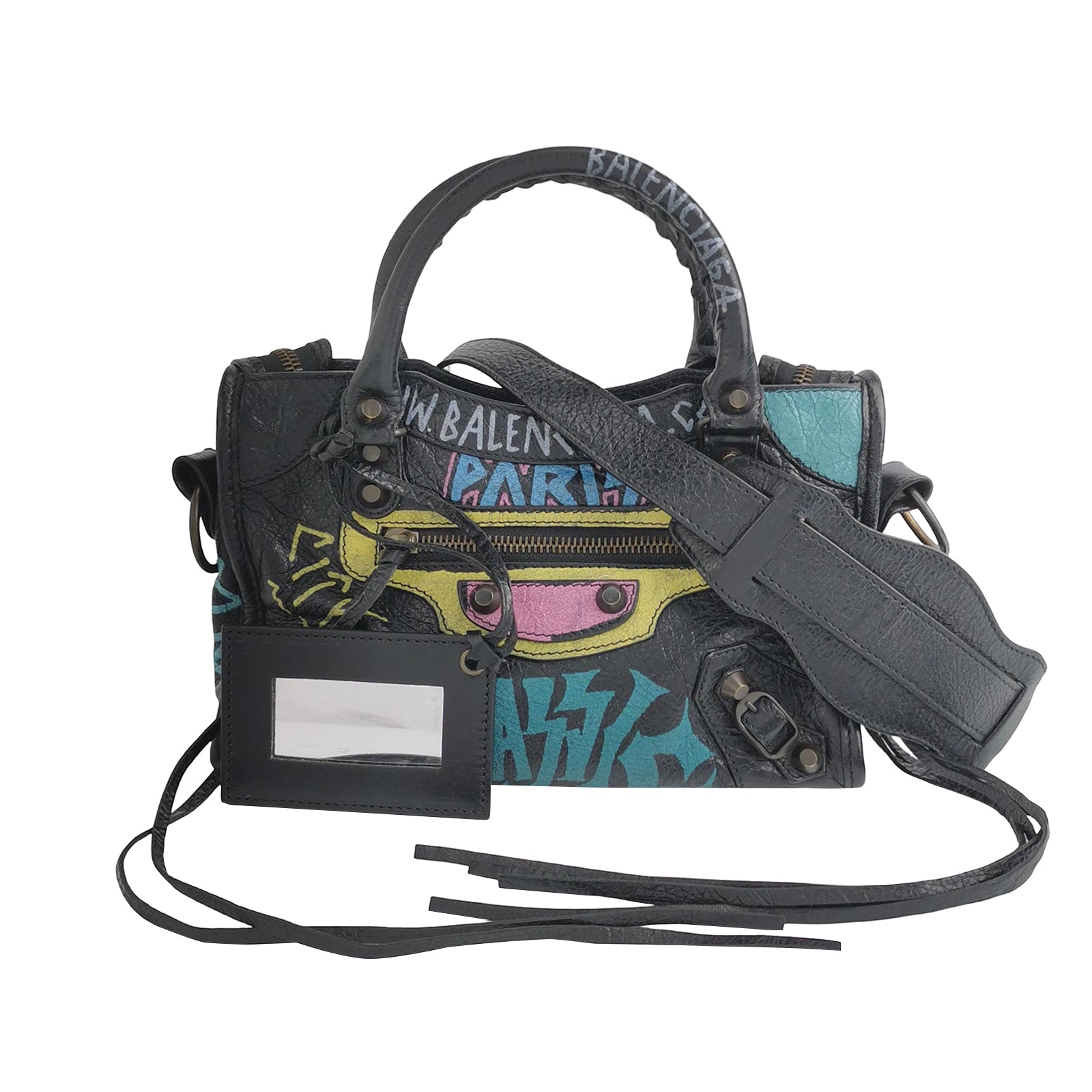 Balenciaga Mini City Graffiti