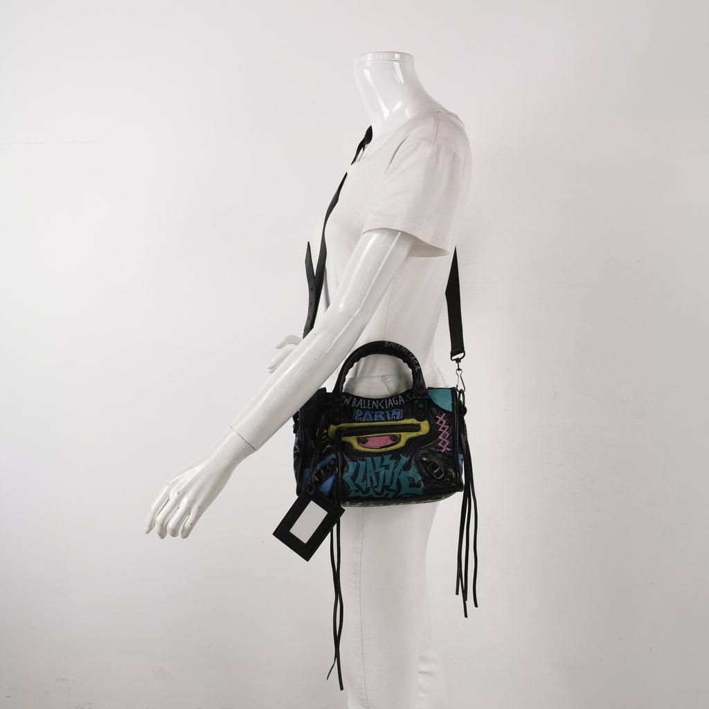 Balenciaga Mini City Graffiti