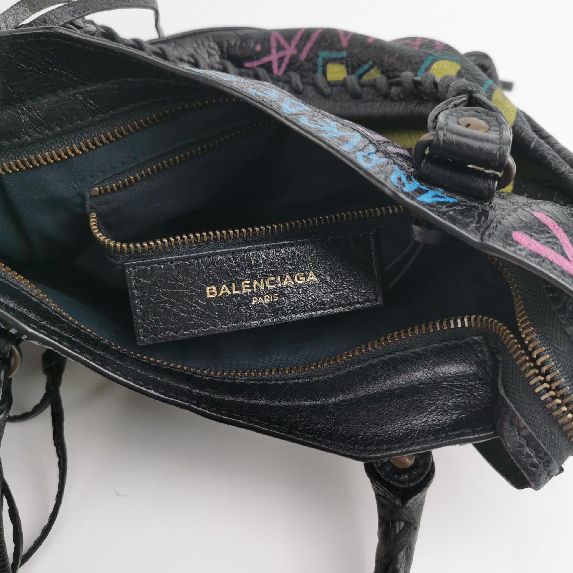 Balenciaga Mini City Graffiti