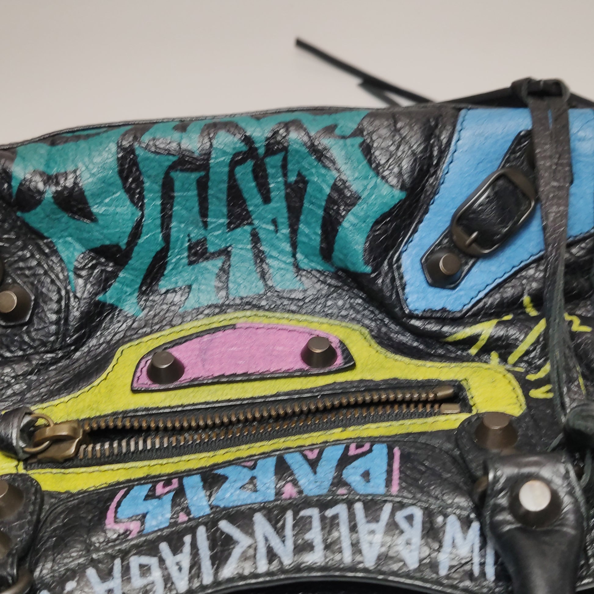 Balenciaga Mini City Graffiti