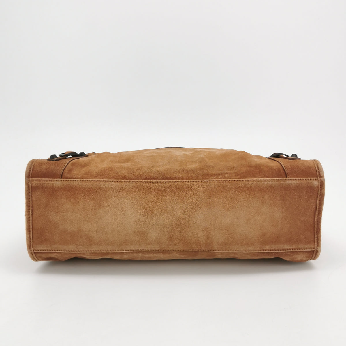 Balenciaga Le City Medium Suede Tan