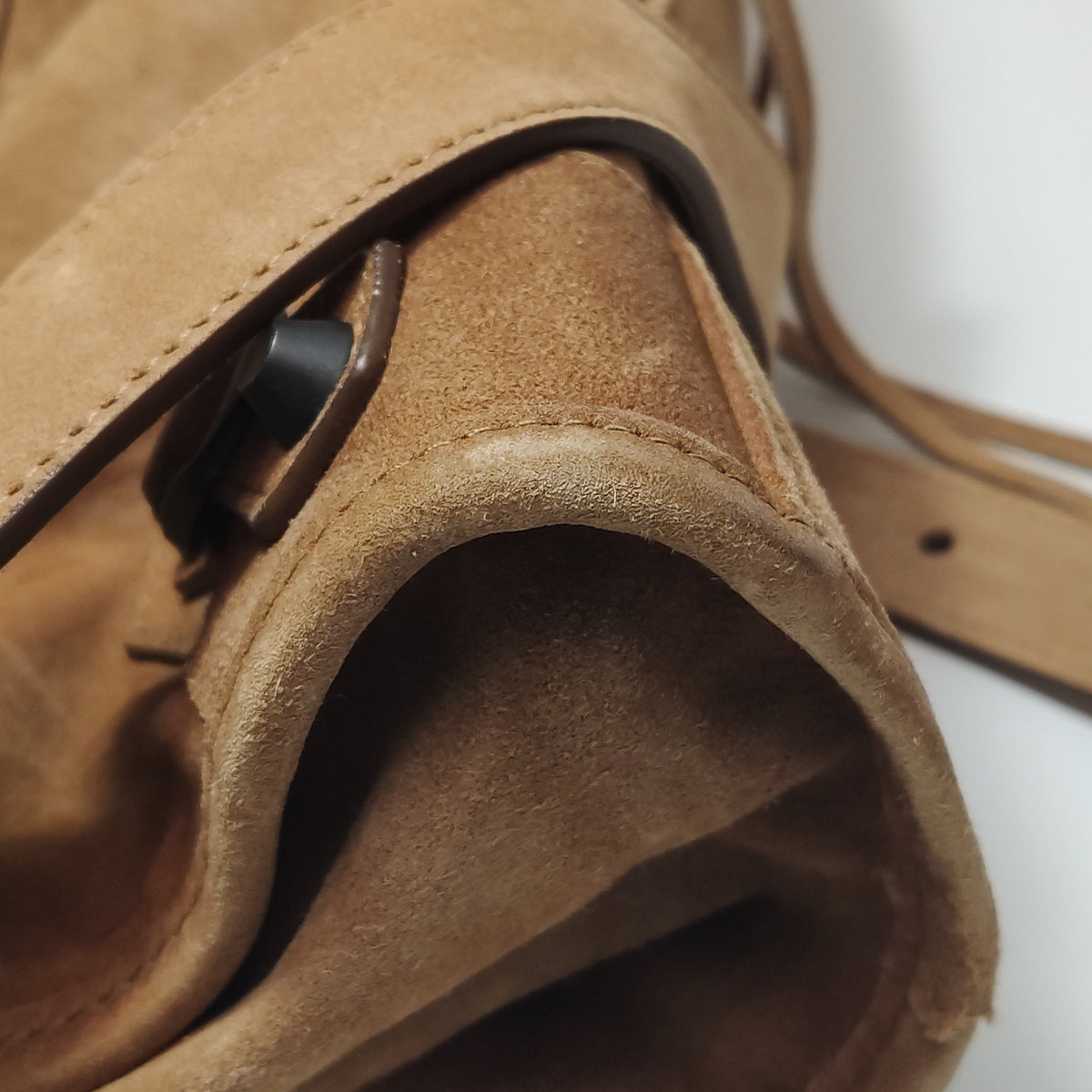 Balenciaga Le City Medium Suede Tan