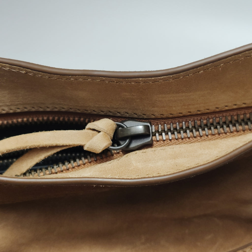 Balenciaga Le City Medium Suede Tan