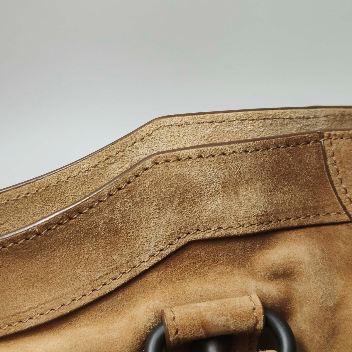 Balenciaga Le City Medium Suede Tan