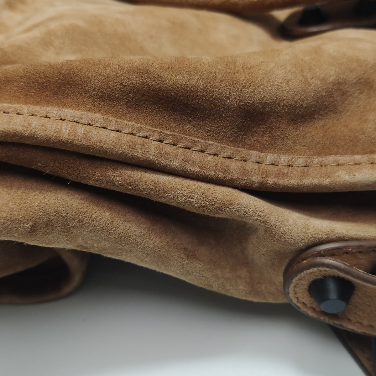 Balenciaga Le City Medium Suede Tan