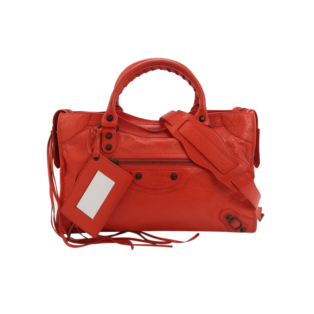 Balenciaga Classic Giant City Medium Bright Red