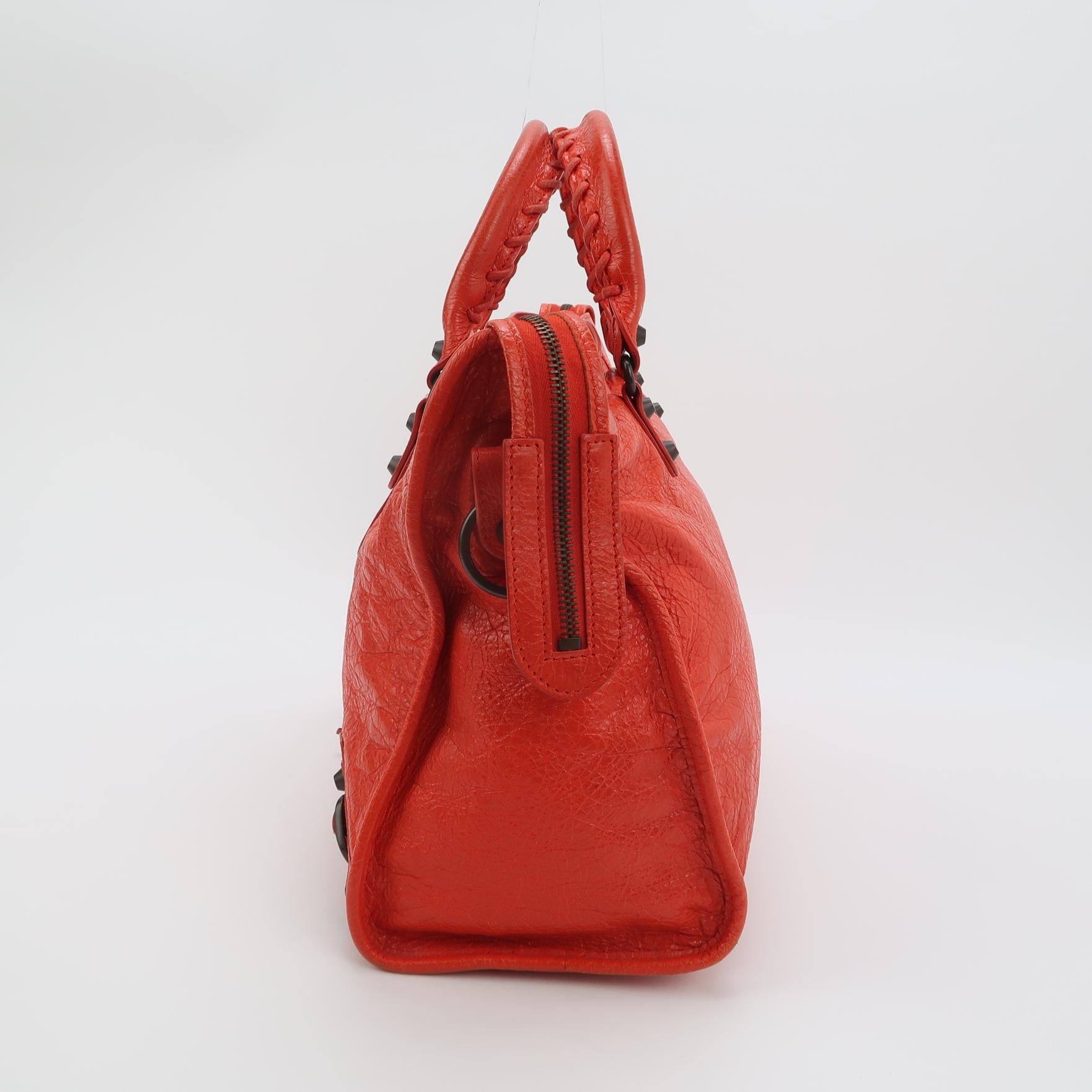 Balenciaga Classic Giant City Medium Bright Red