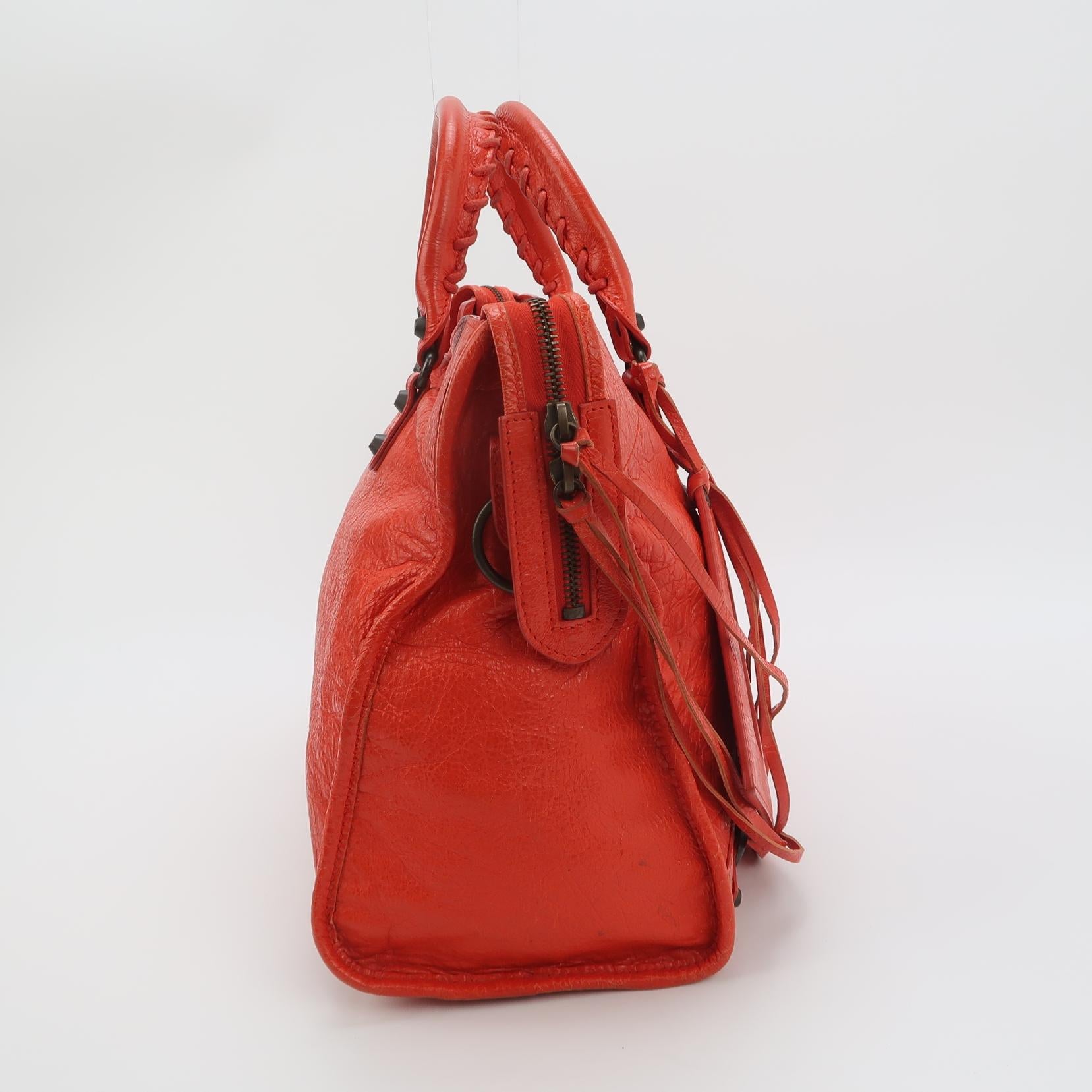 Balenciaga Classic Giant City Medium Bright Red