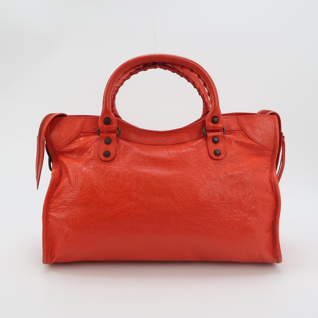 Balenciaga Classic Giant City Medium Bright Red