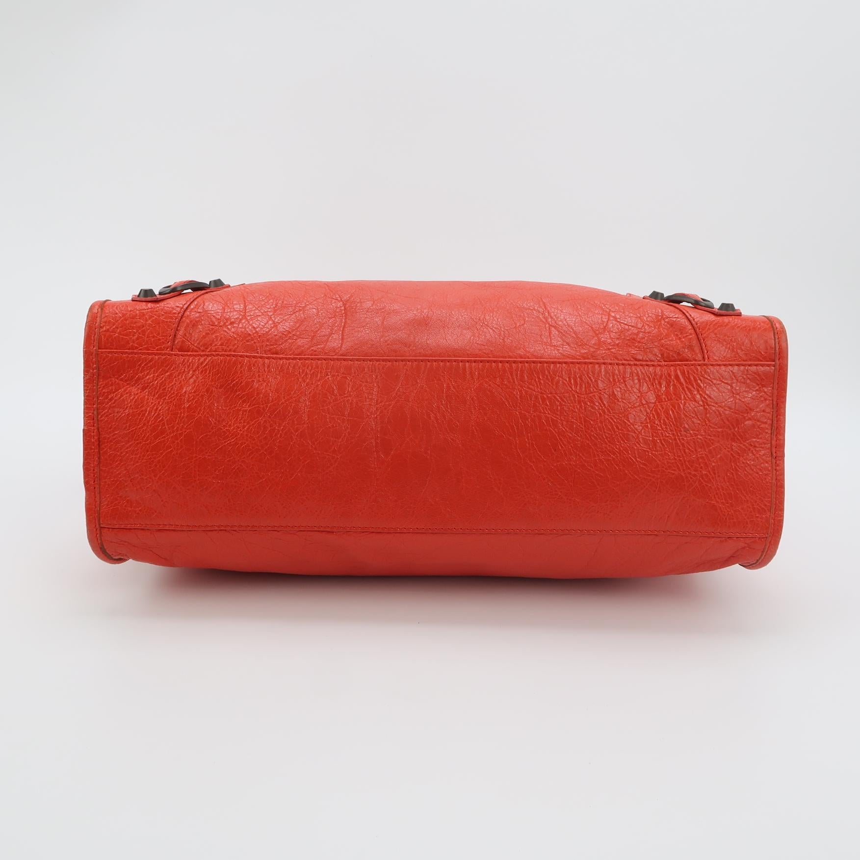 Balenciaga Classic Giant City Medium Bright Red