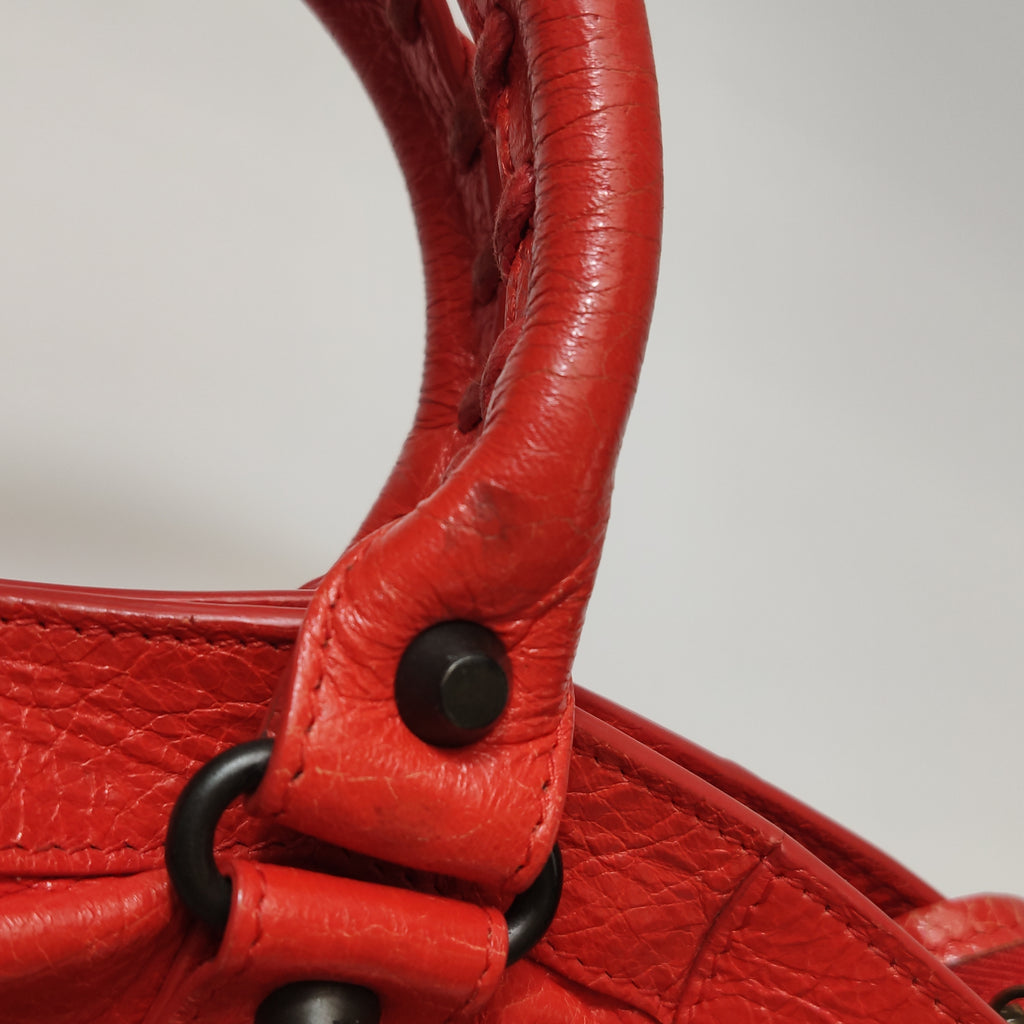 Balenciaga Classic Giant City Medium Bright Red
