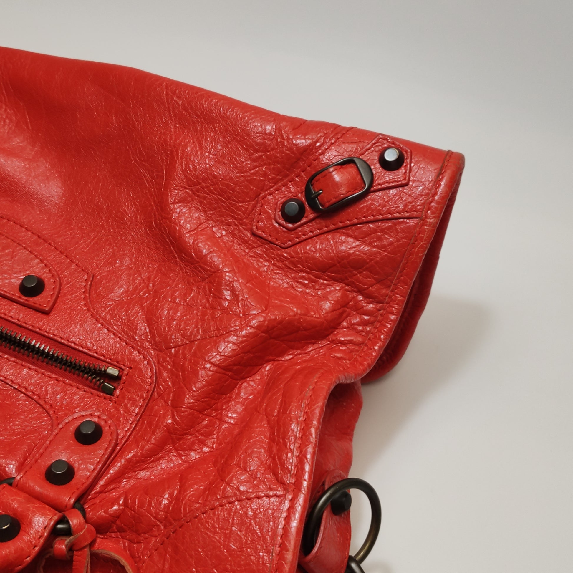 Balenciaga Classic Giant City Medium Bright Red