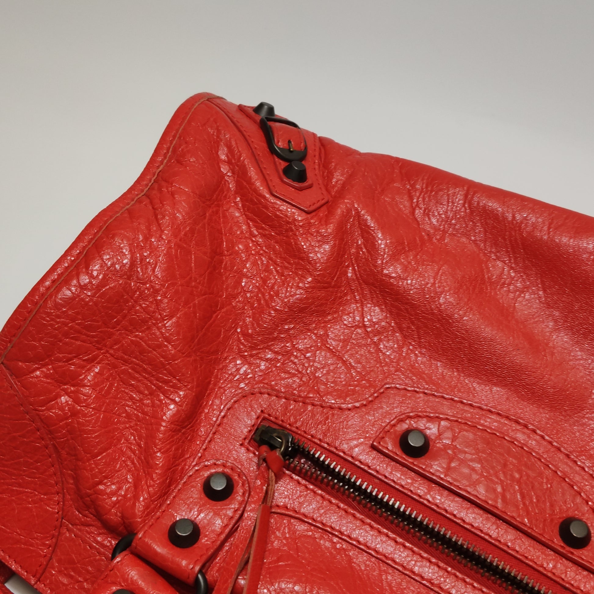 Balenciaga Classic Giant City Medium Bright Red