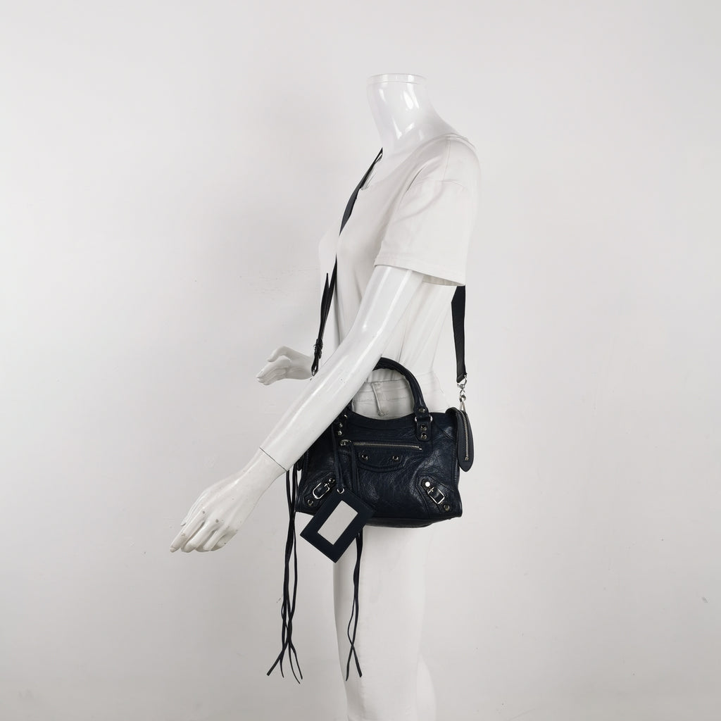 Balenciaga Classic City Mini Dark Blue