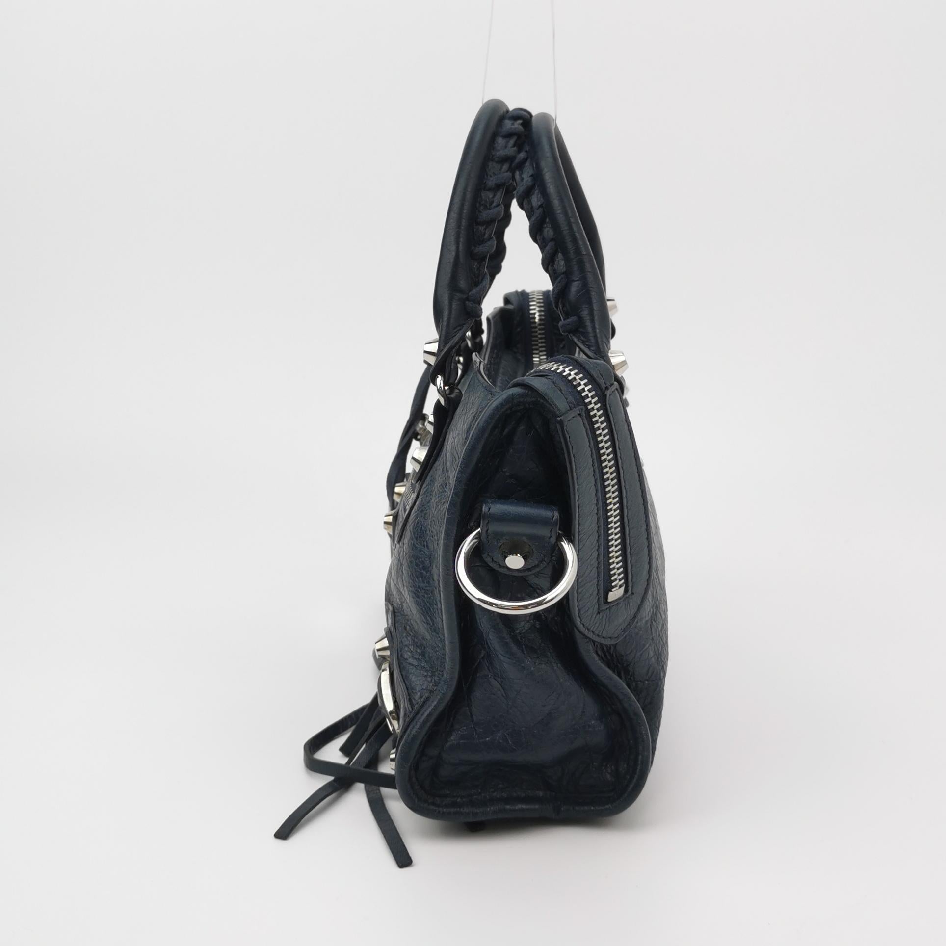 Balenciaga Classic City Mini Dark Blue
