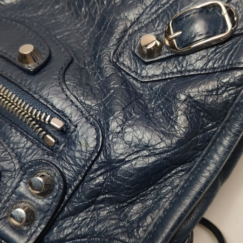 Balenciaga Classic City Mini Dark Blue