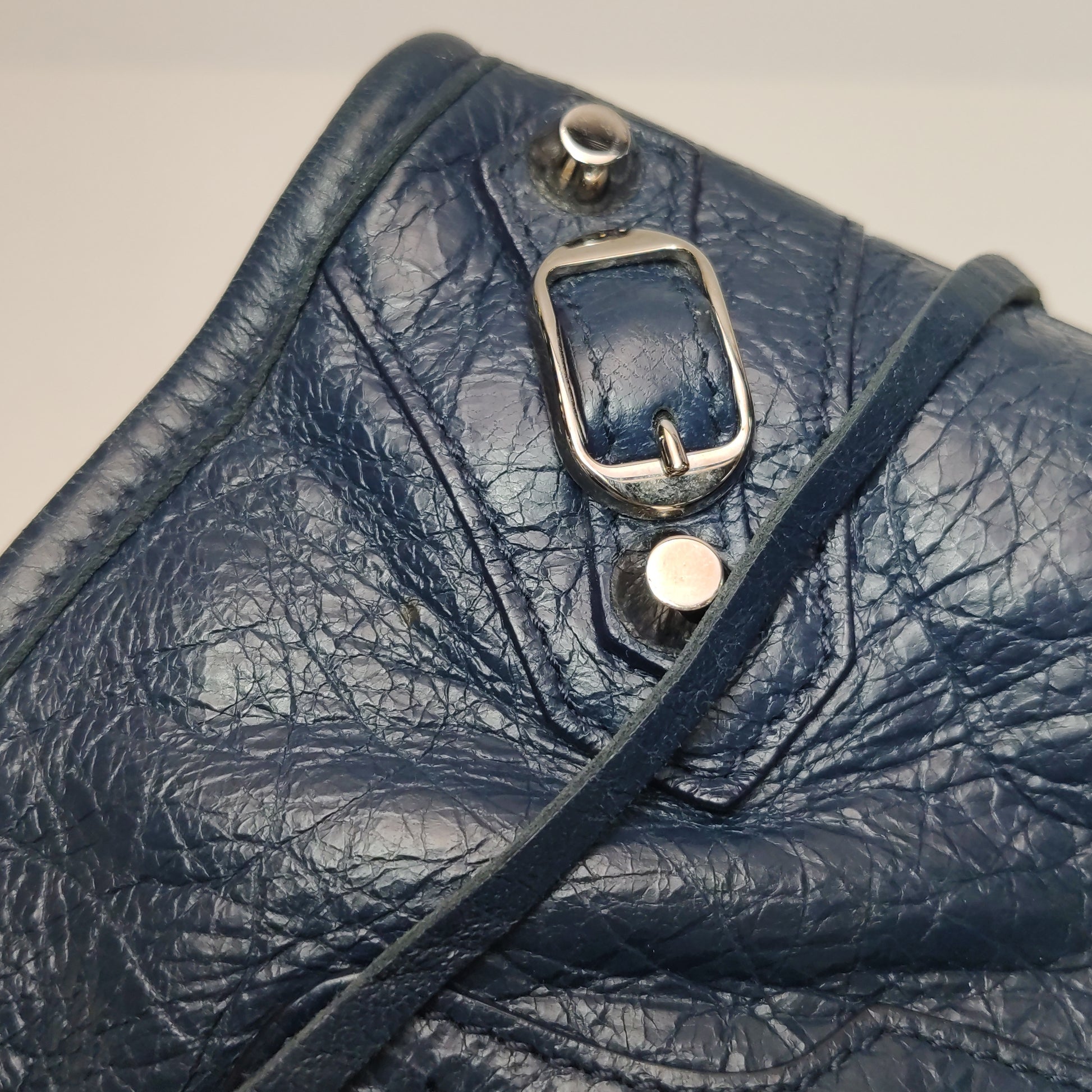 Balenciaga Classic City Mini Dark Blue