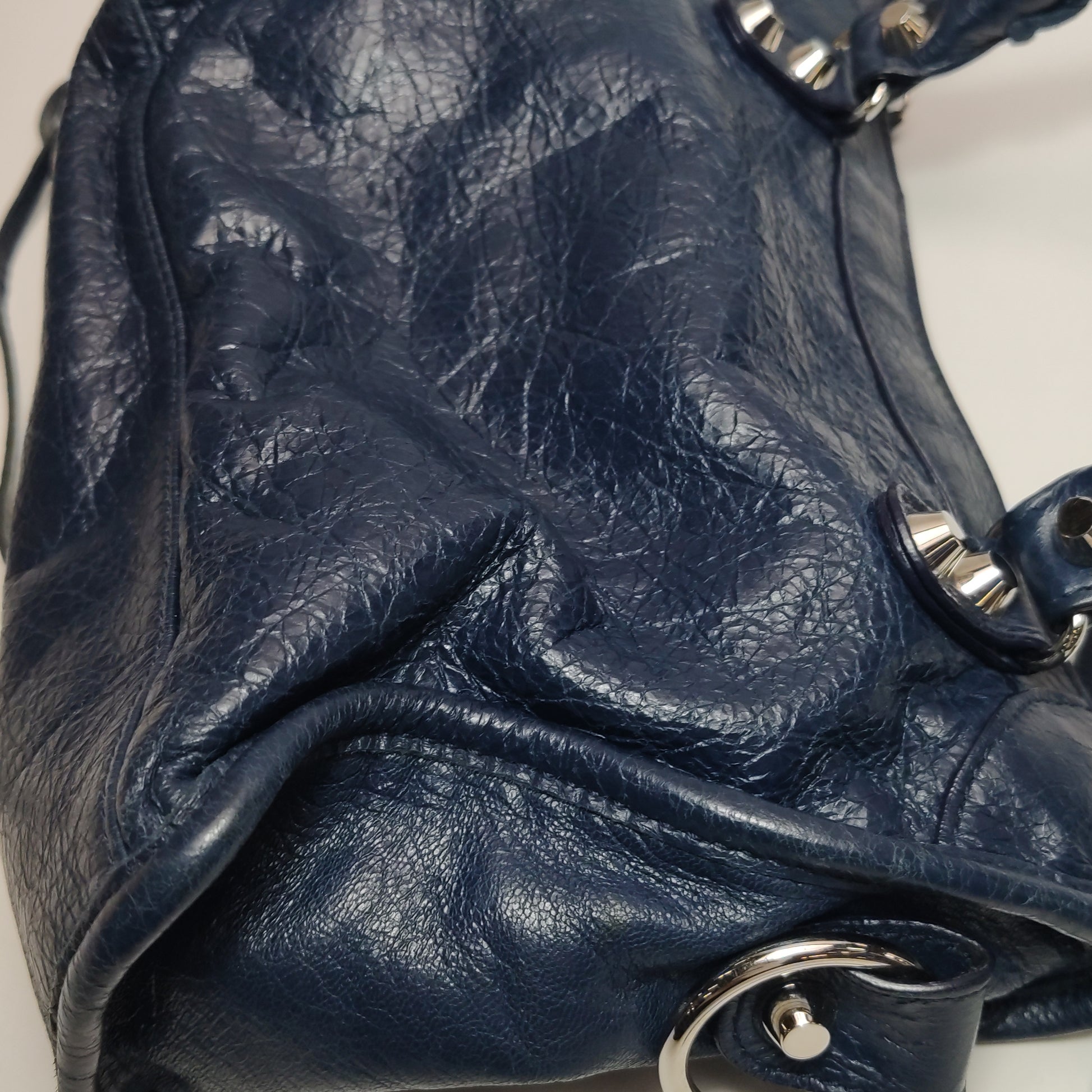 Balenciaga Classic City Mini Dark Blue