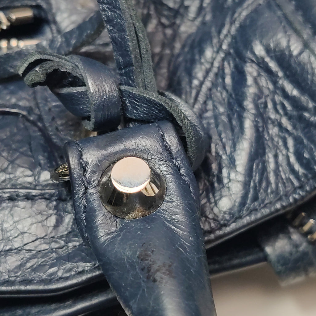 Balenciaga Classic City Mini Dark Blue
