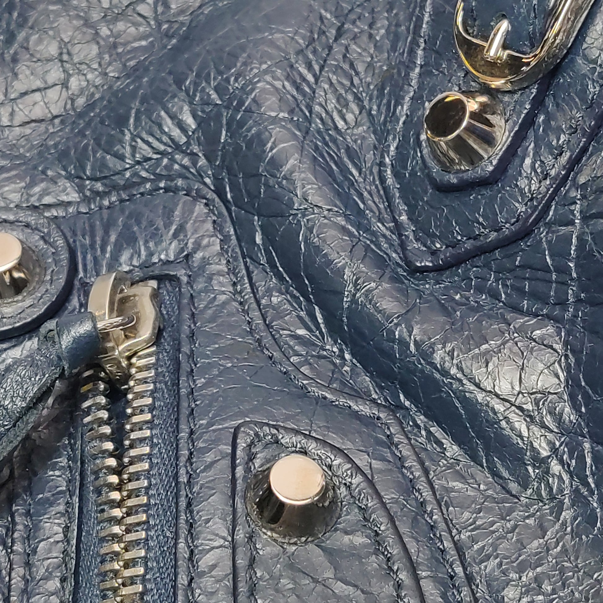 Balenciaga Classic City Mini Dark Blue